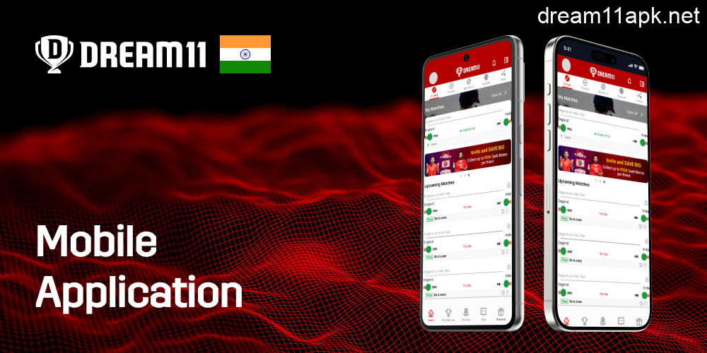 Dream 11 Mobile Application on Android and Apple Devices