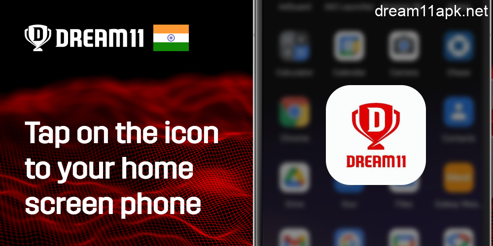 Launch the Dream11 app on Your Homescreen Android Device