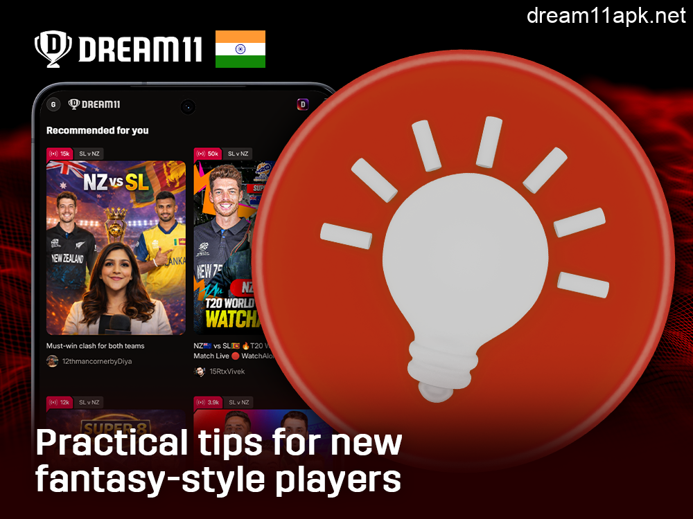 Tips for betting on cricket in Dream11 APK