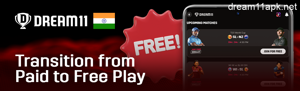 Free participation in the IPL tournament on Dream11 India